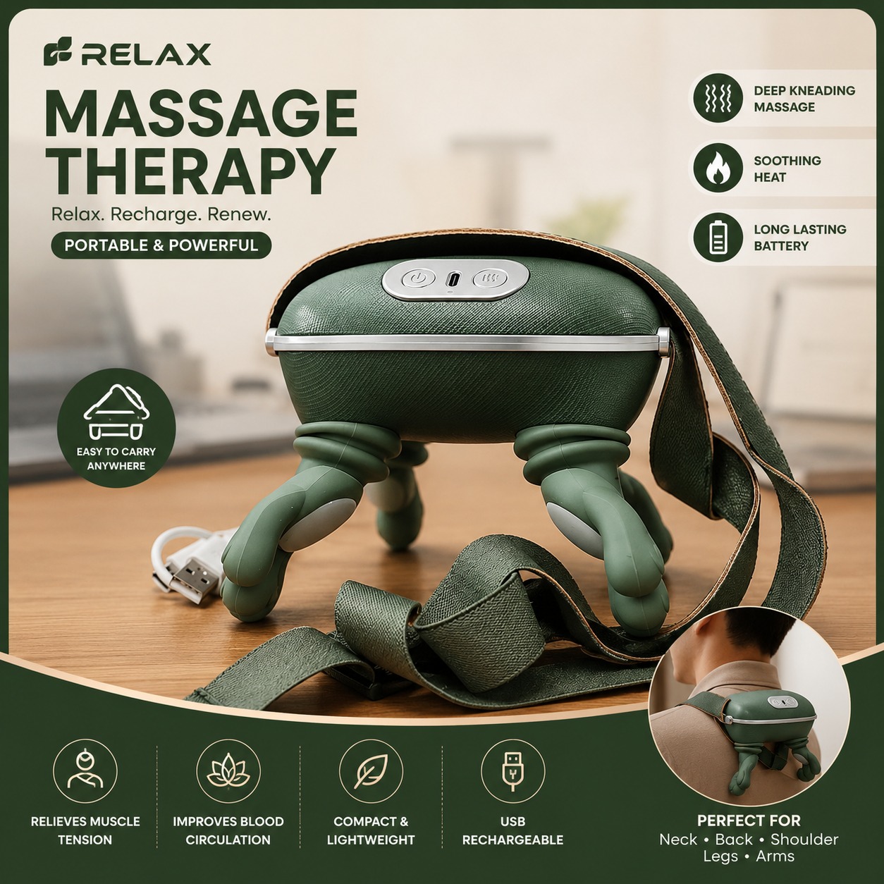 New Sensory Shoulder And Neck Massager💥💥